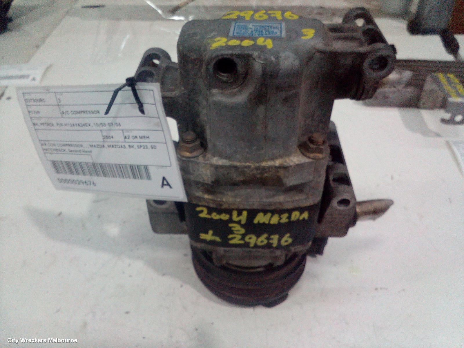 MAZDA 3 2004 A/C Compressor