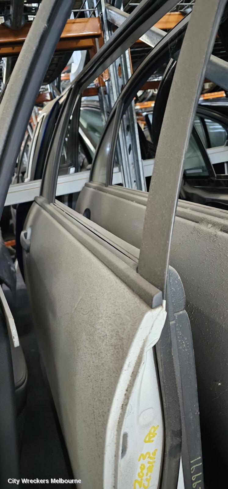 TOYOTA COROLLA 2003 RIGHT_REAR_DOOR_SLIDING