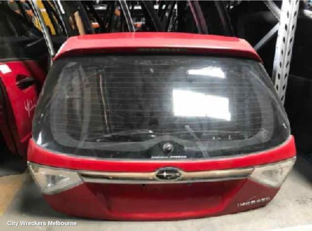 SUBARU IMPREZA 2008 Bootlid/Tailgate