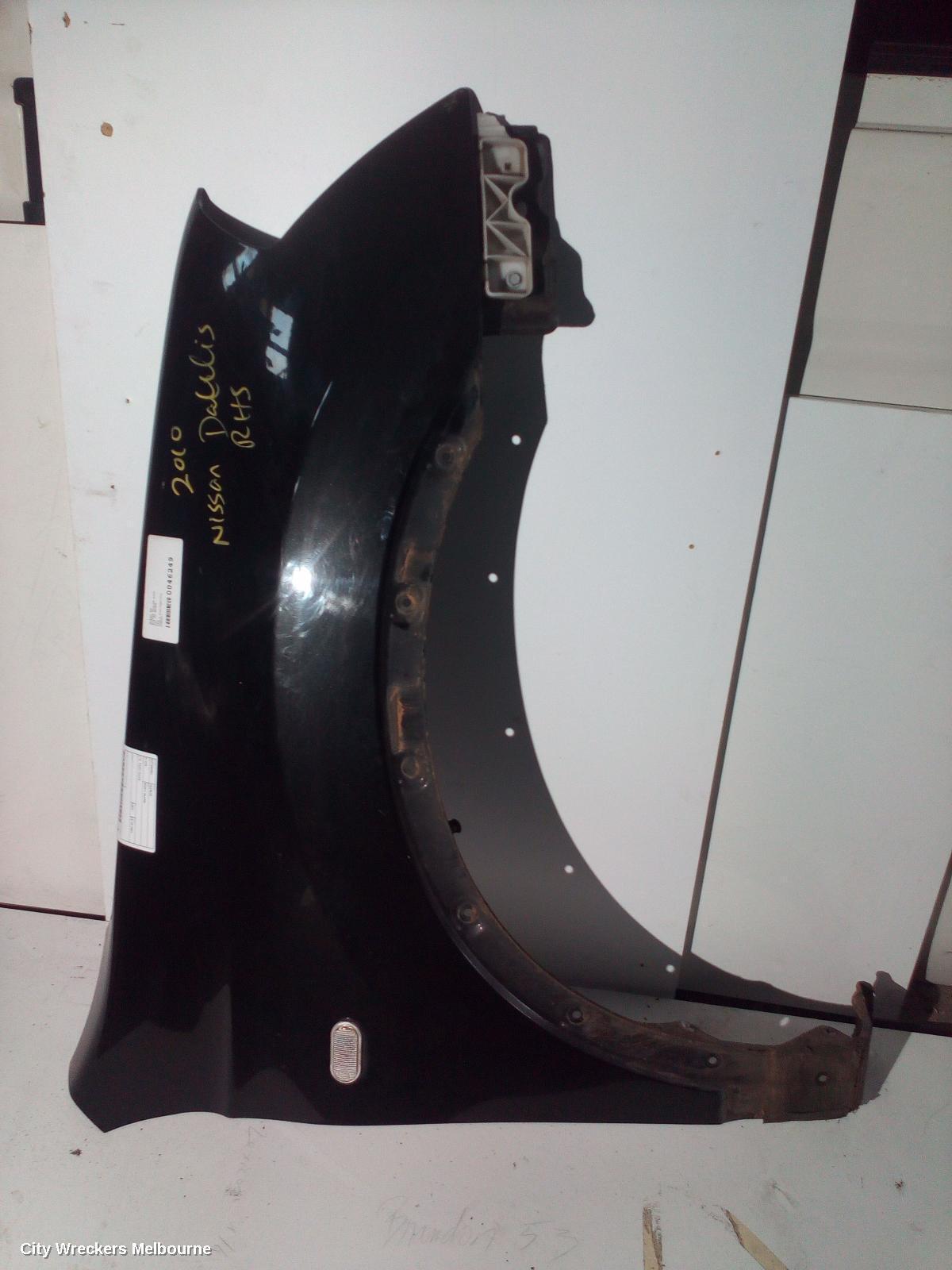 NISSAN DUALIS 2009 Right Guard