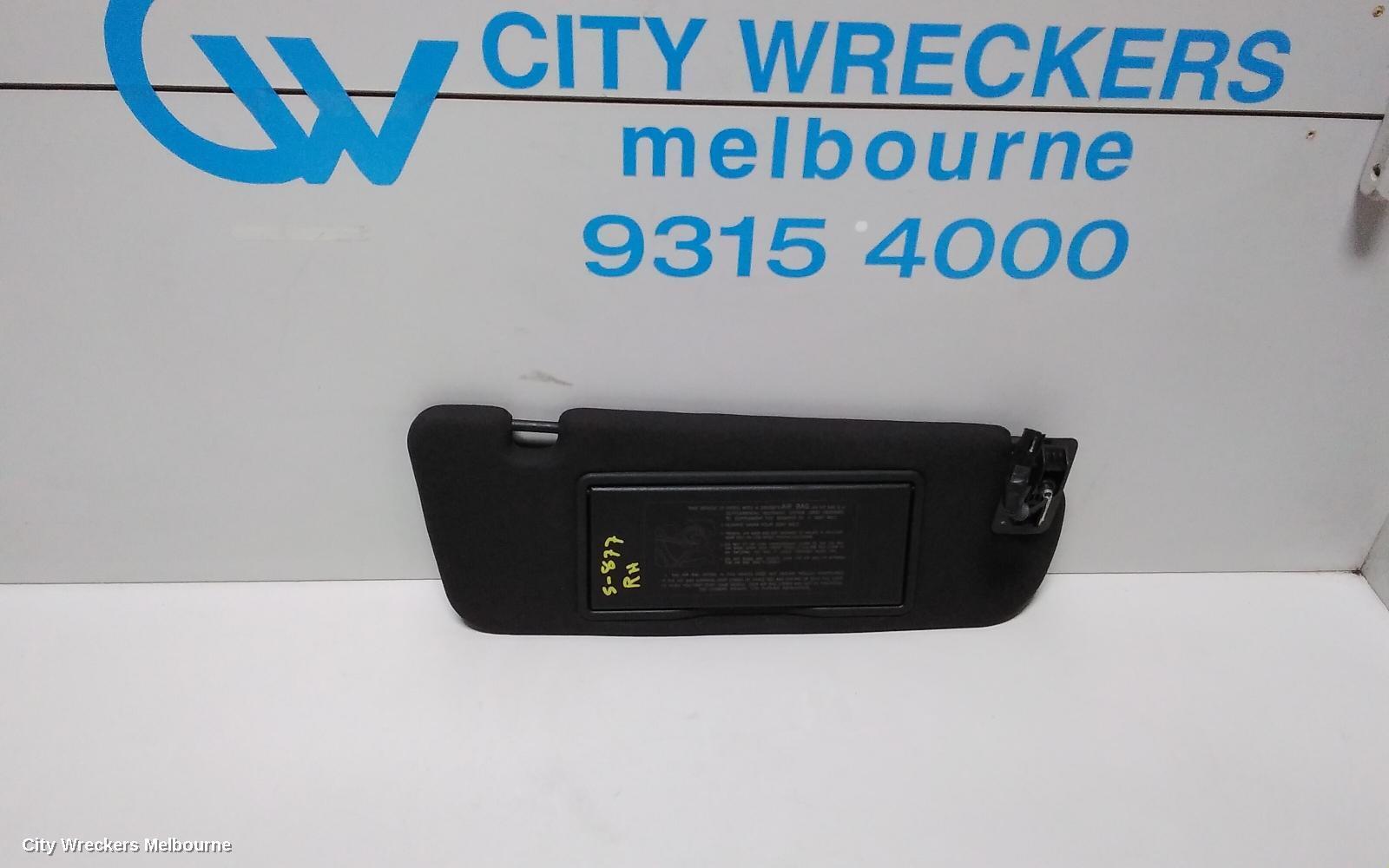 HOLDEN COMMODORE 2013 Sunvisor