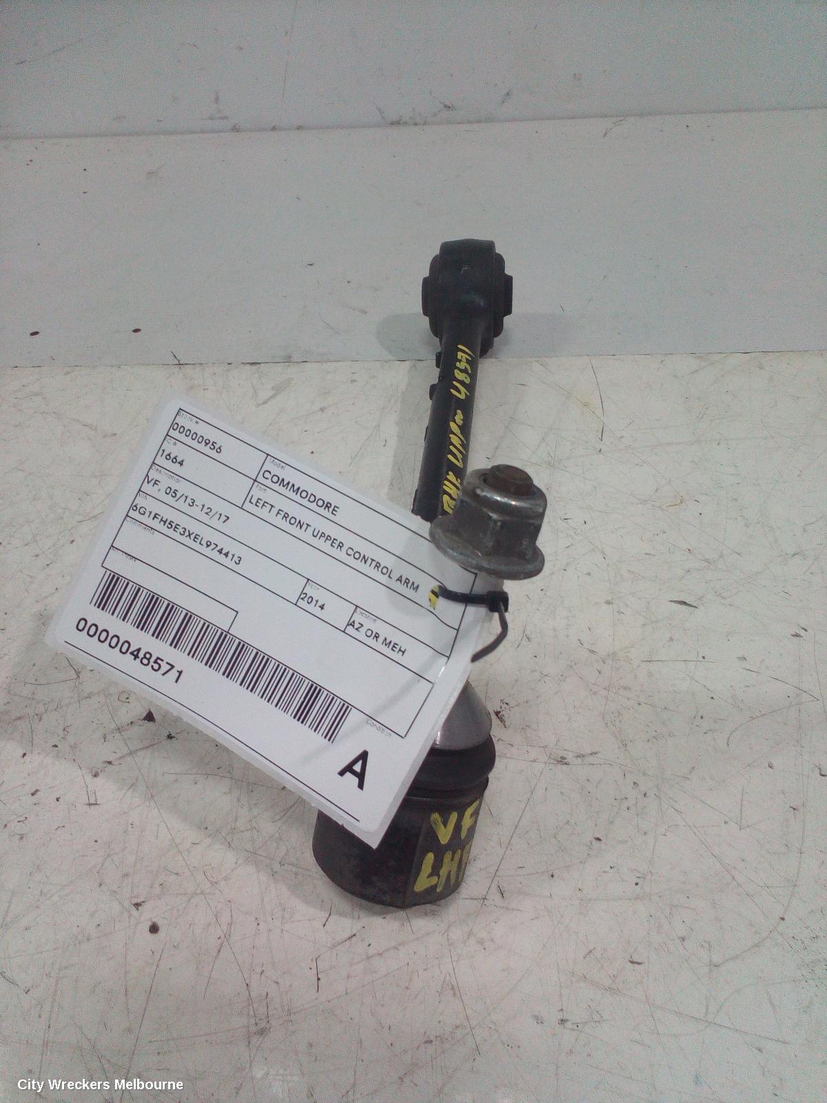 HOLDEN COMMODORE 2014 Left Front Upper Control Arm