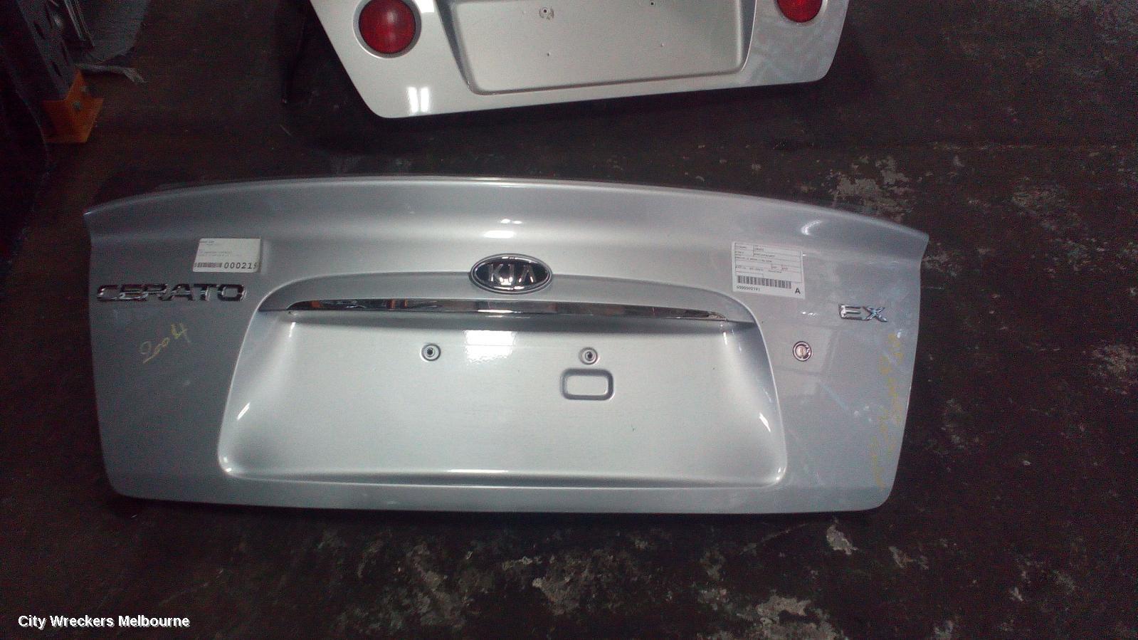 KIA CERATO 2007 Bootlid/Tailgate