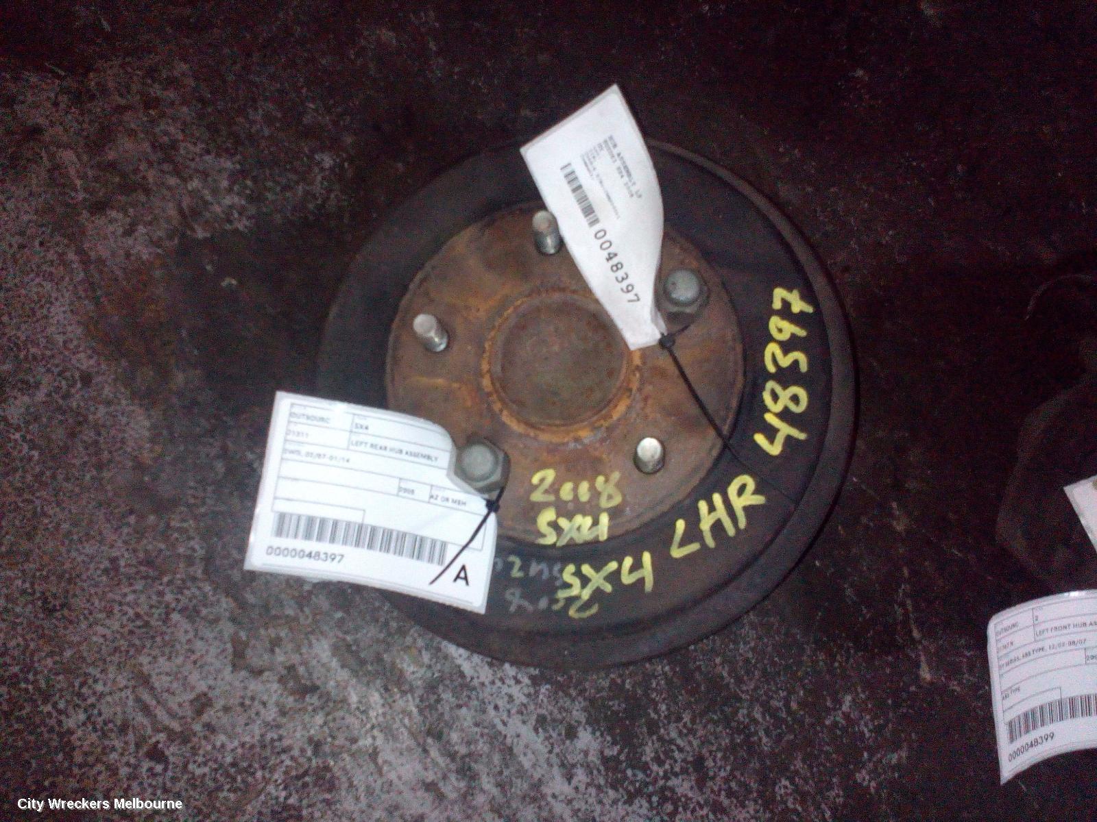 SUZUKI SX4 2008 Left Rear Hub Assembly