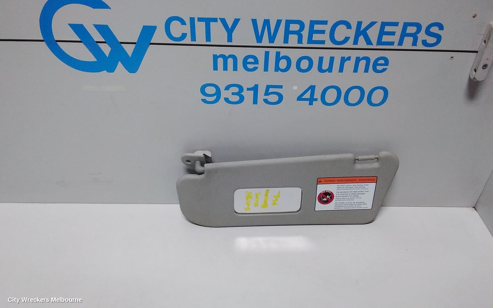 HOLDEN BARINA 2012 Sunvisor