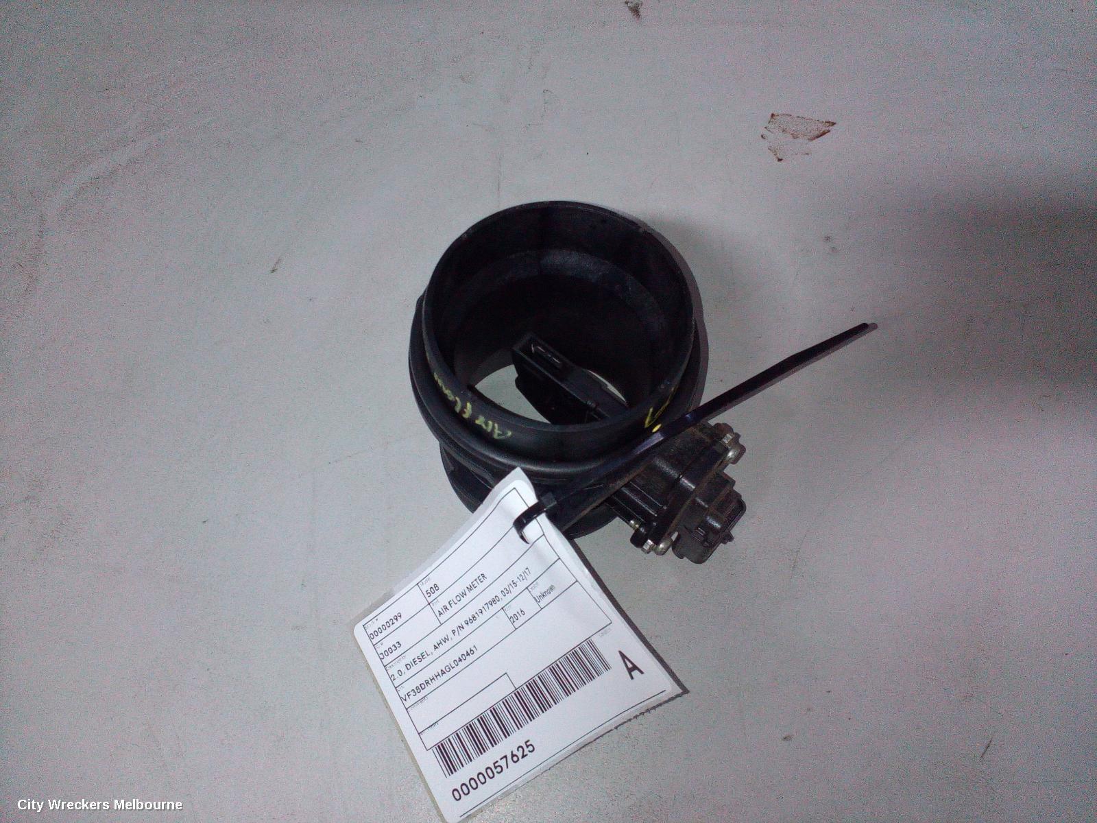PEUGEOT 508 2017 Air Flow Meter