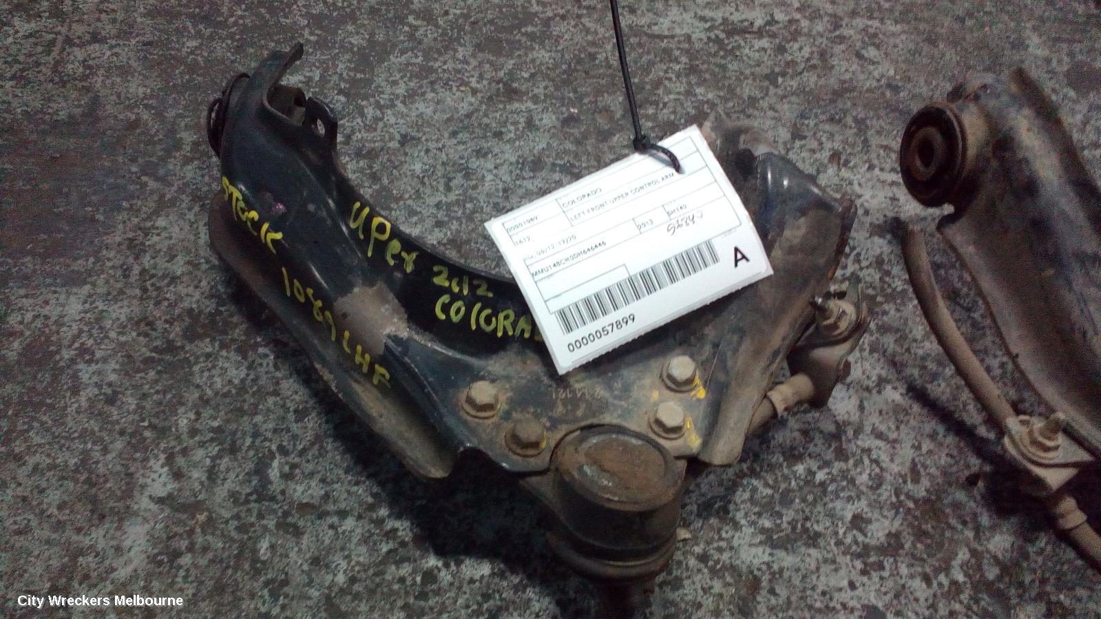 HOLDEN COLORADO 2013 Left Front Upper Control Arm