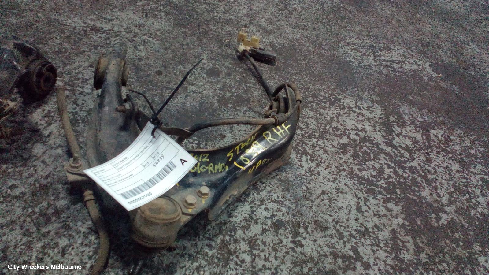 HOLDEN COLORADO 2013 Right Front Upper Control Arm