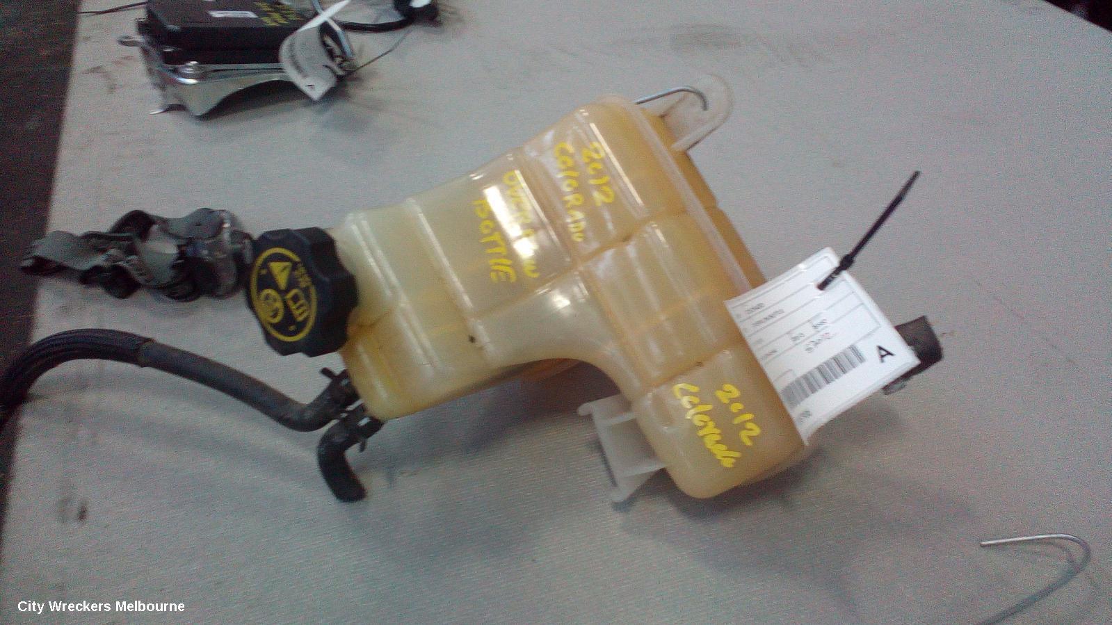 HOLDEN COLORADO 2013 Overflow Bottle