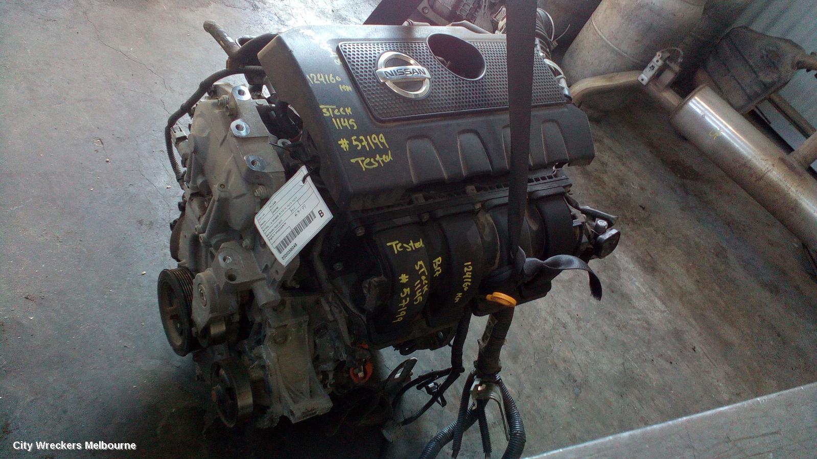 NISSAN PULSAR 2014 Engine