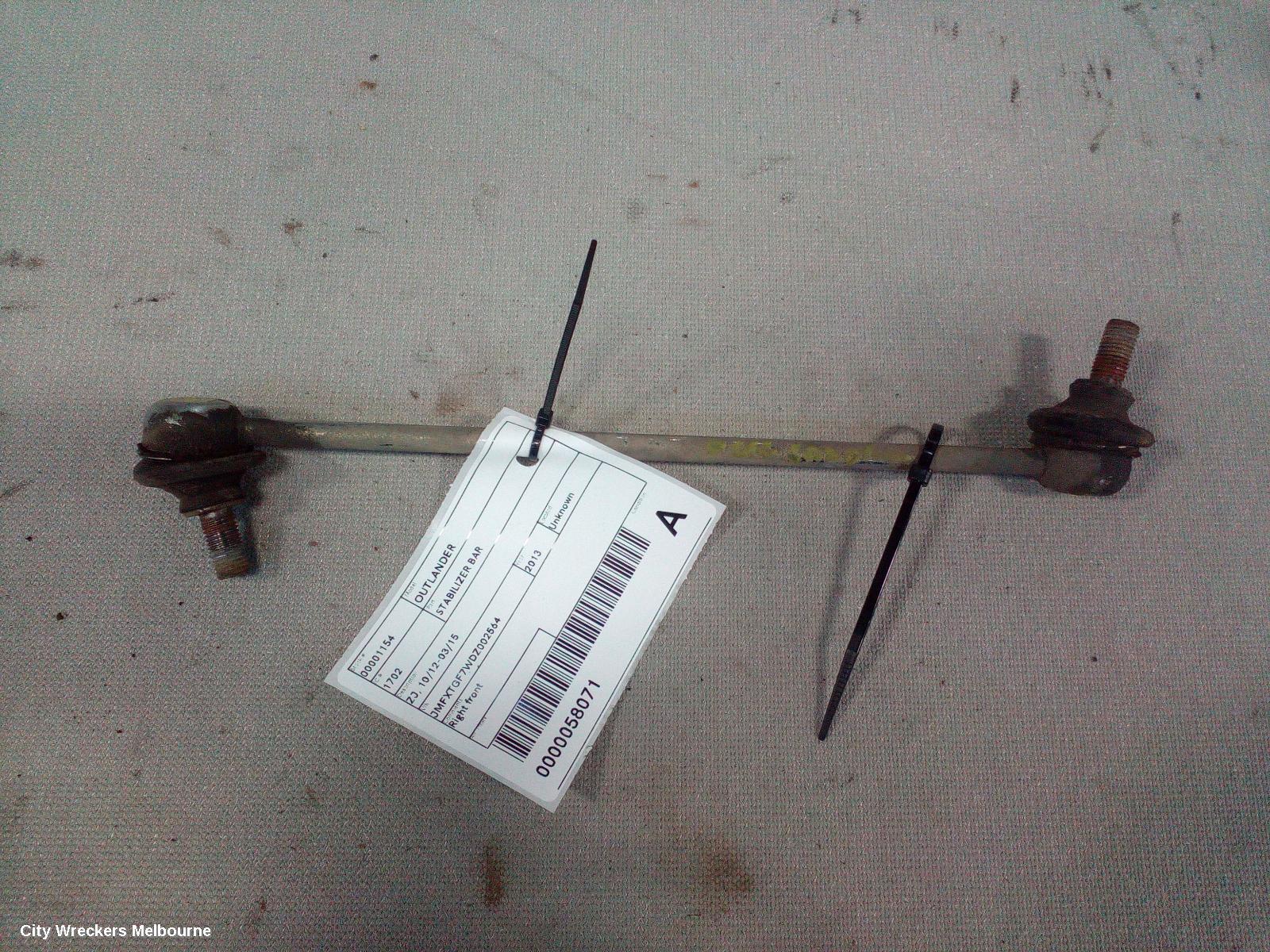 MITSUBISHI OUTLANDER 2013 Stabiliser Bar