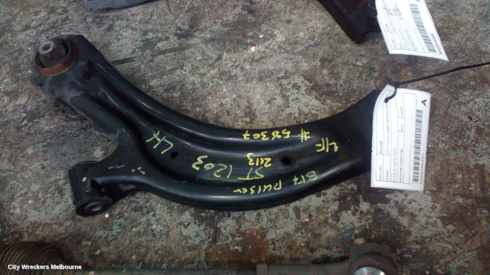 NISSAN PULSAR 2013 Left Front Lower Control Arm