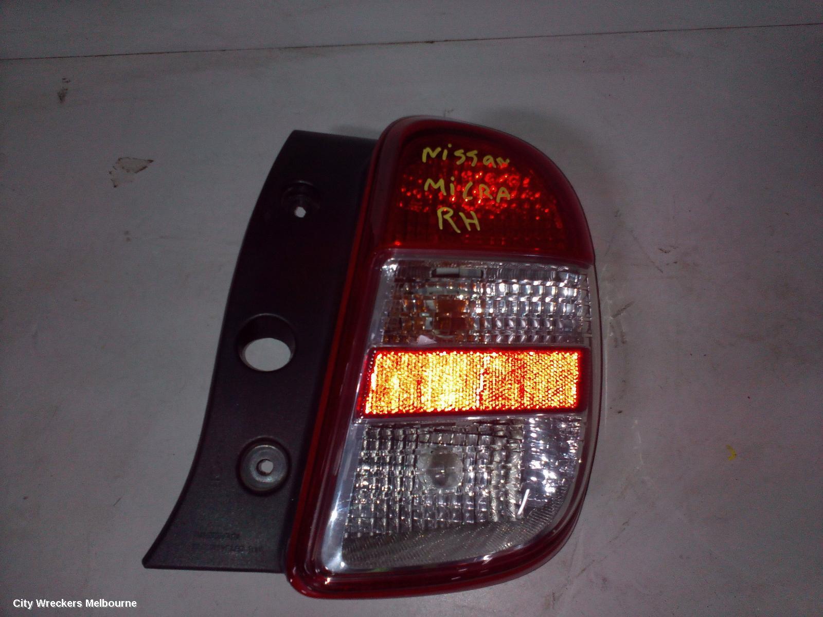 NISSAN MICRA 2011 Right Taillight