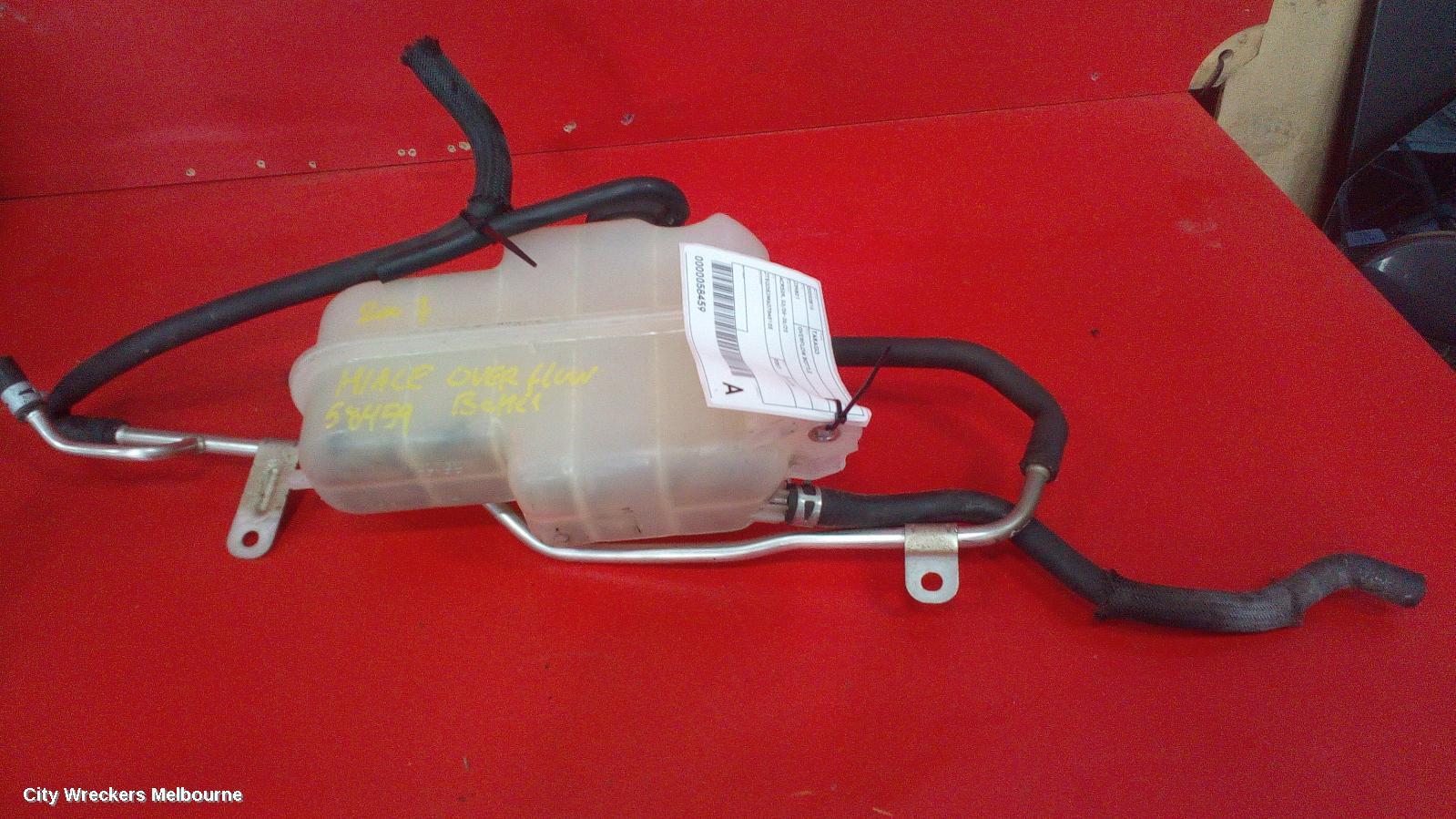 TOYOTA TARAGO 2007 Overflow Bottle