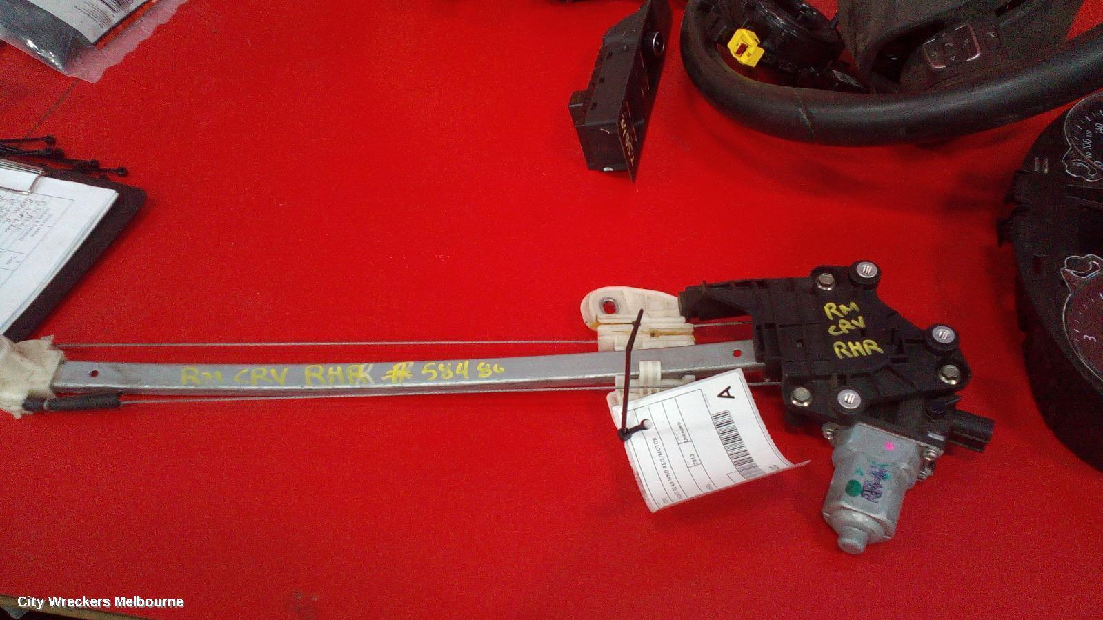 HONDA CRV 2013 Right Rear Wnd Reg/Motor