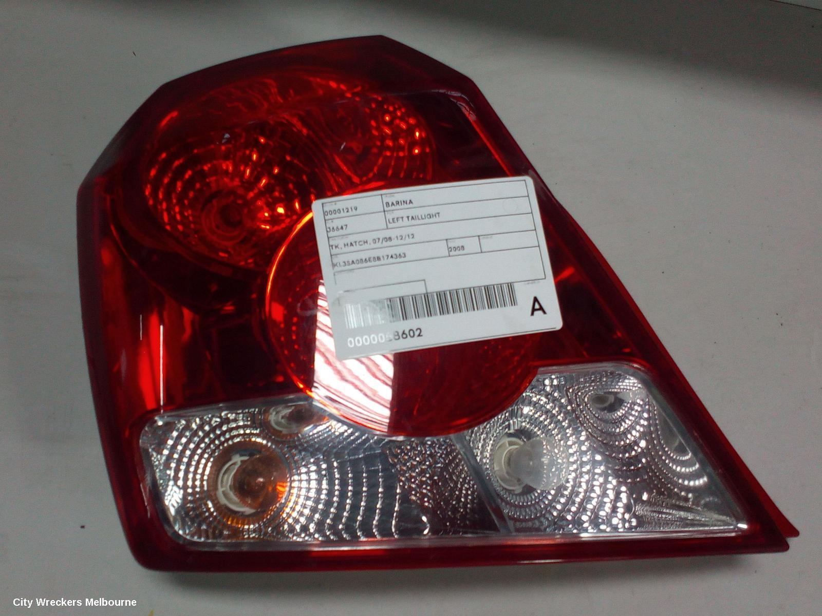 HOLDEN BARINA 2008 Left Taillight