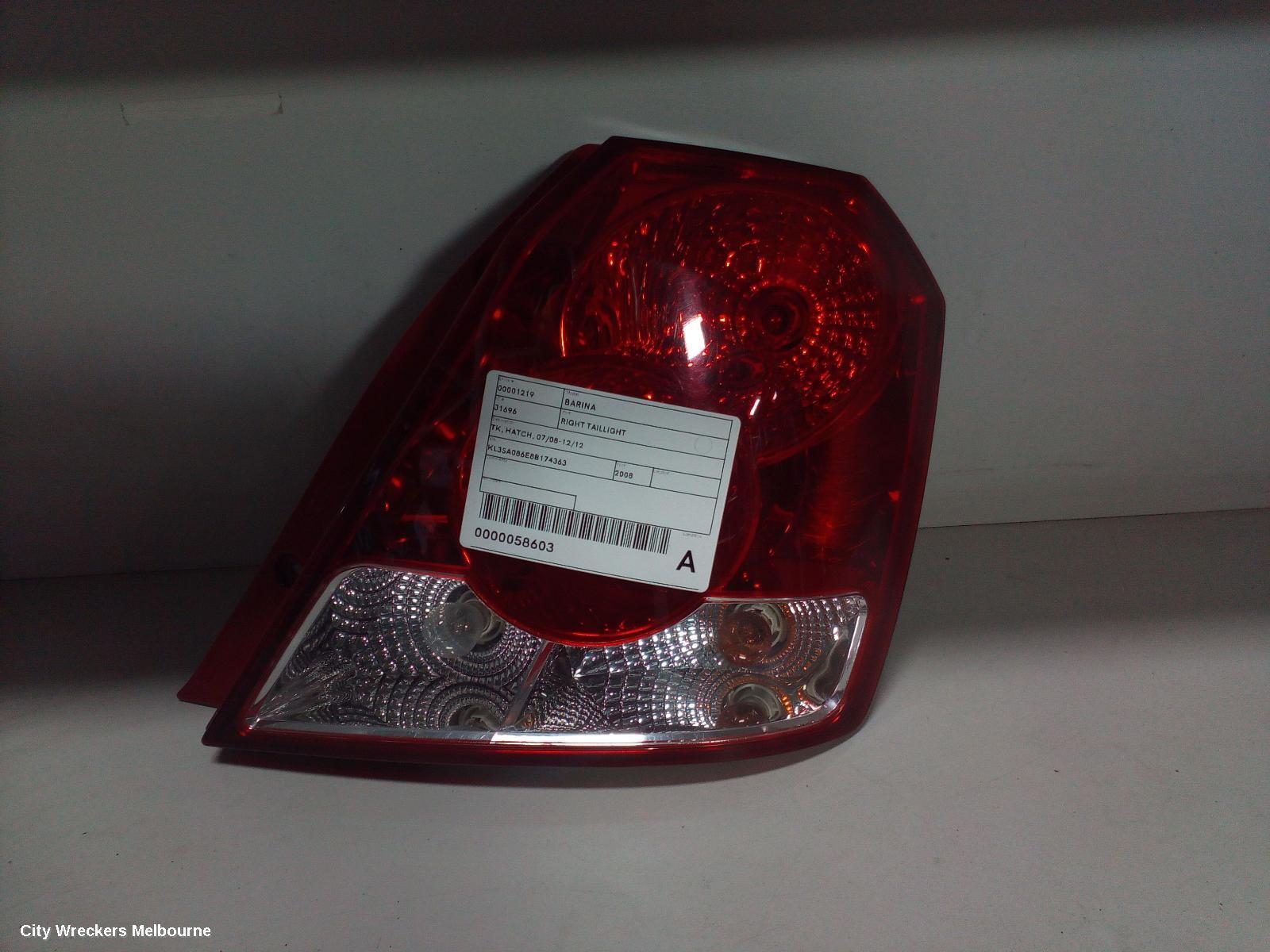 HOLDEN BARINA 2008 Right Taillight