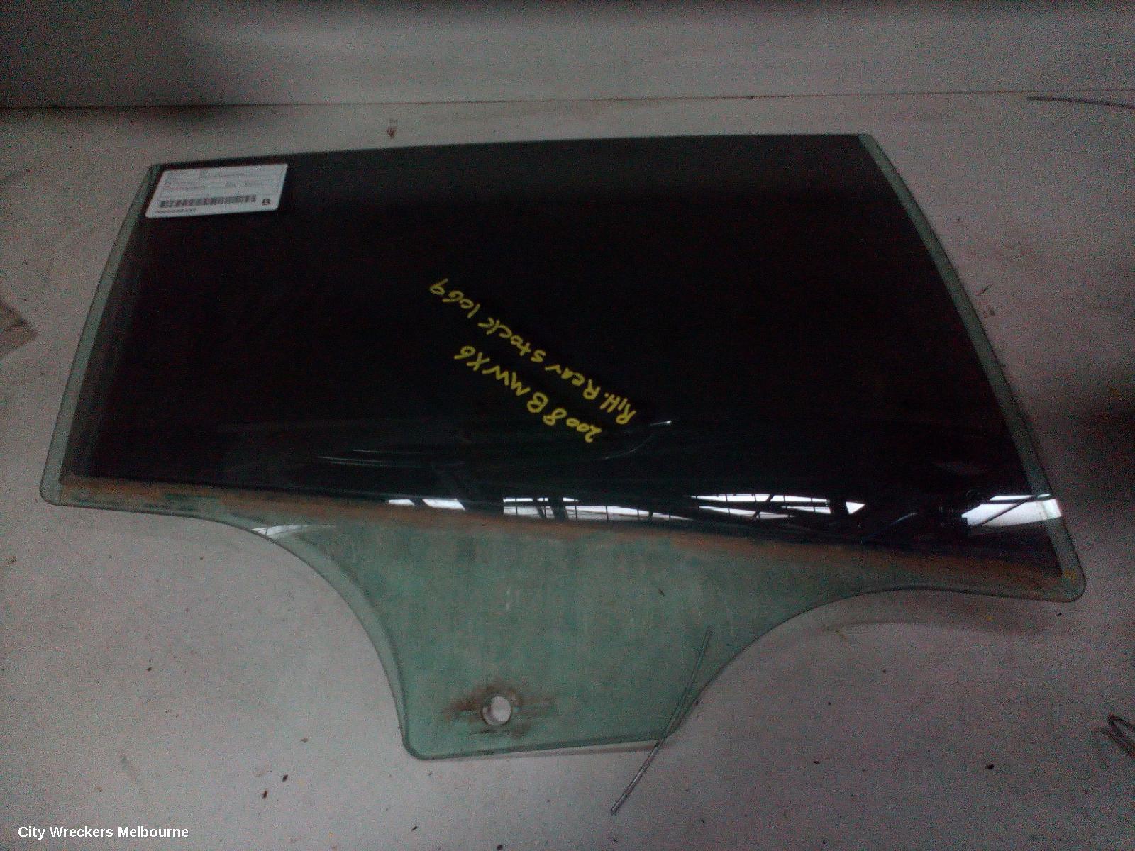 BMW X6 2008 Right Rear Door Window