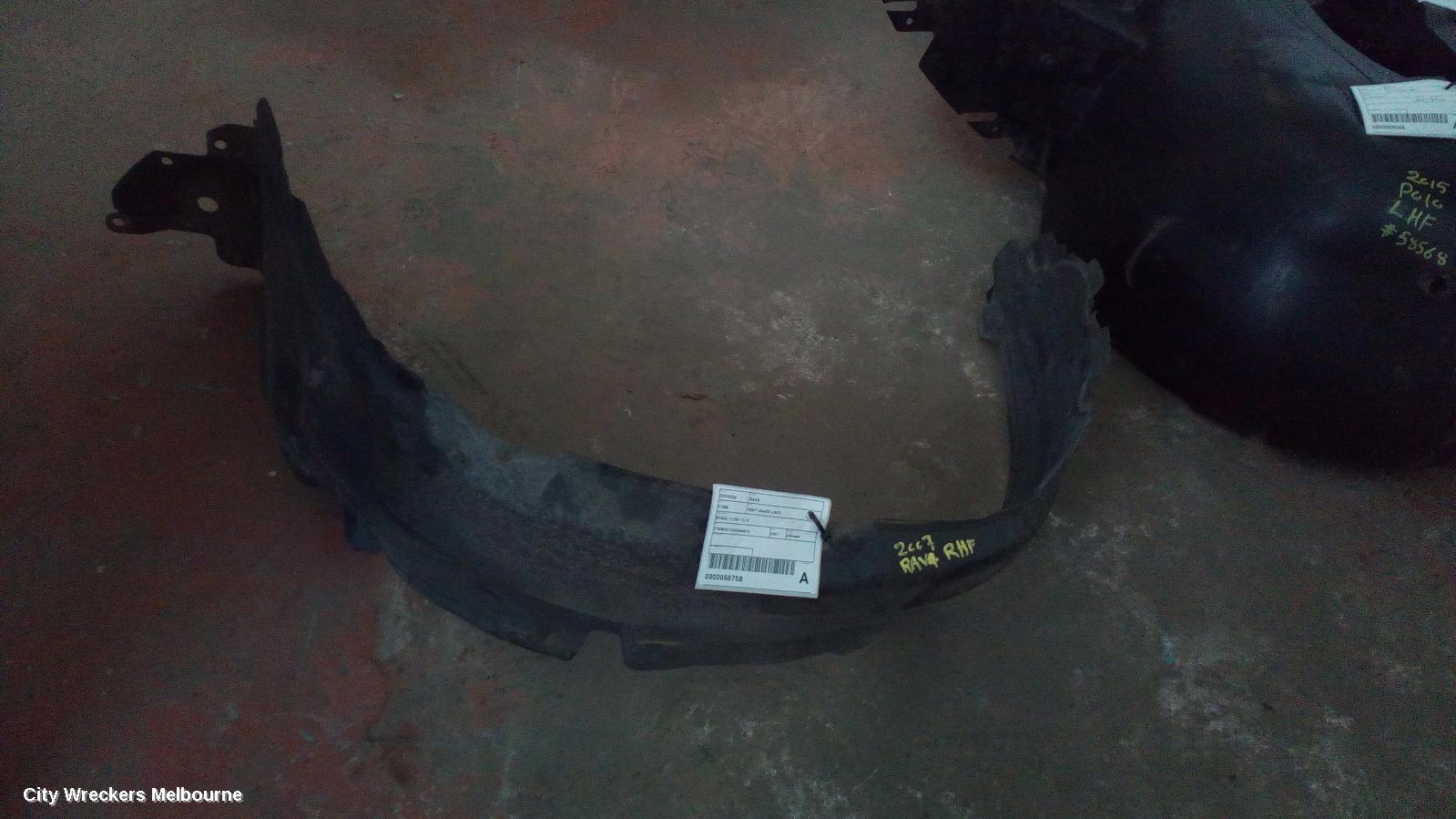 TOYOTA RAV4 2007 Right Guard Liner