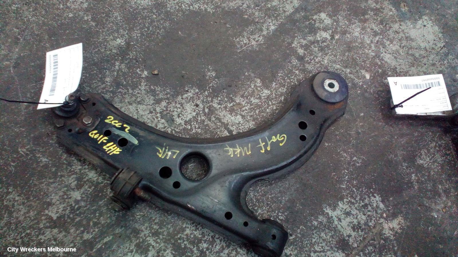 VOLKSWAGEN GOLF 2002 Left Front Lower Control Arm