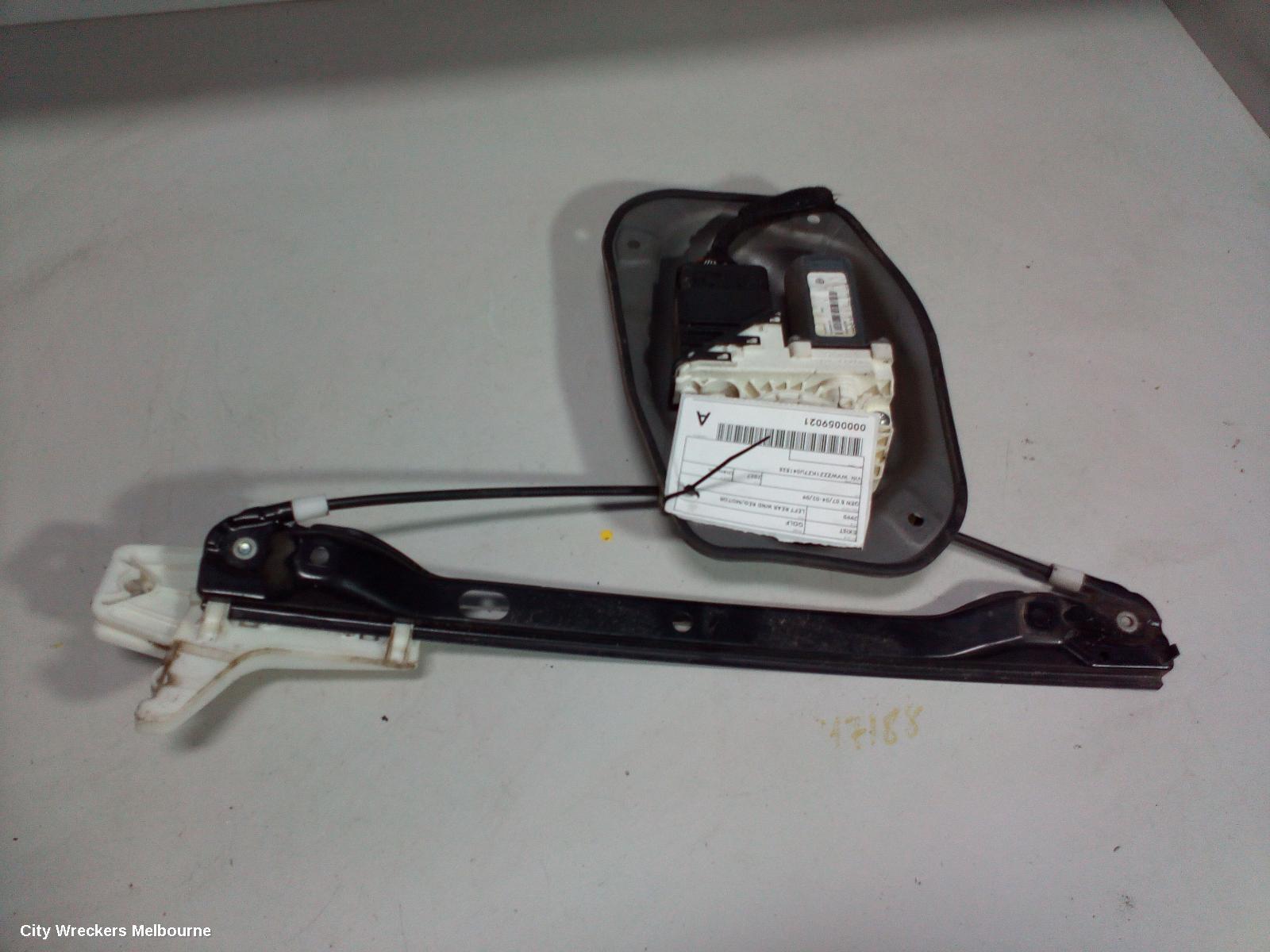 VOLKSWAGEN GOLF 2007 Left Rear Wnd Reg/Motor