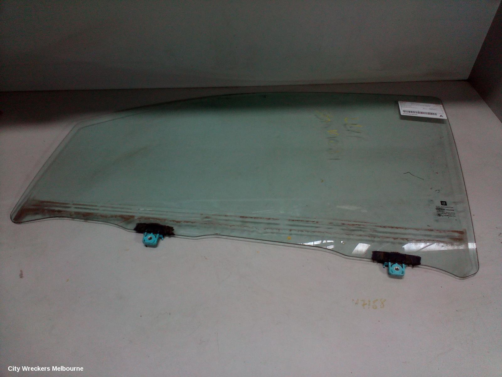 HOLDEN COLORADO 2013 Left Front Door Window