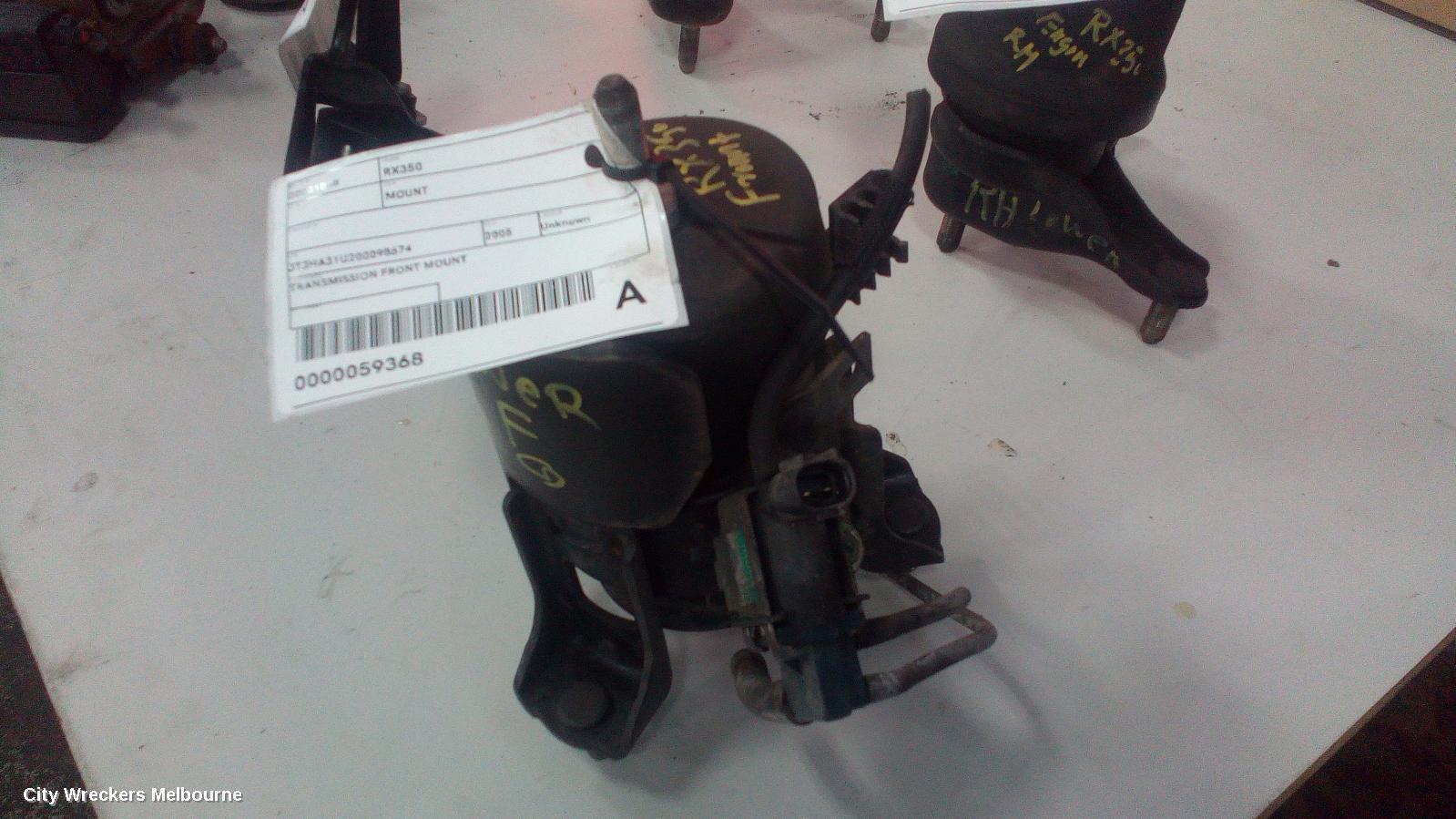 LEXUS RX SERIES 2005 Mount