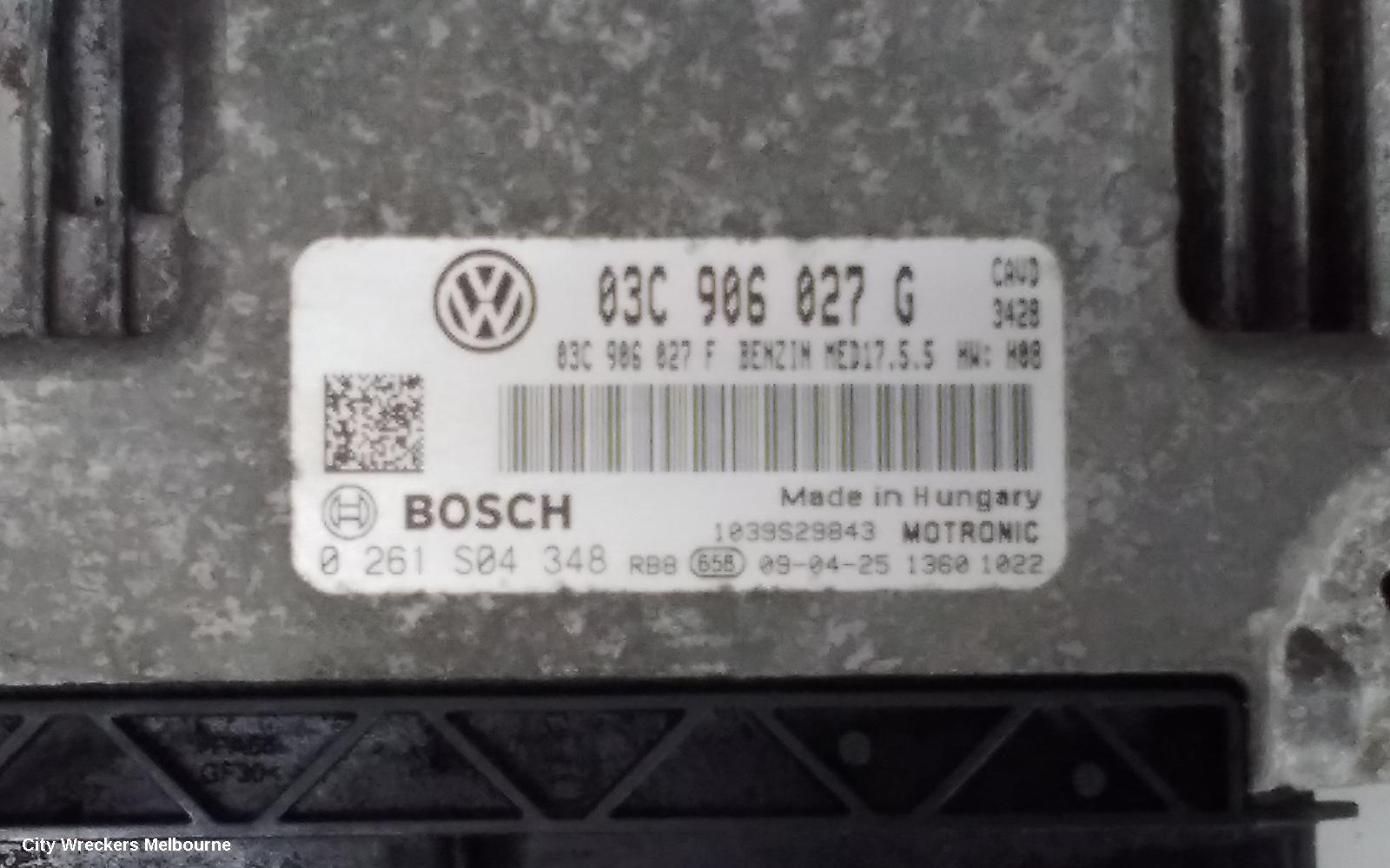 VOLKSWAGEN GOLF 2009 Ecu