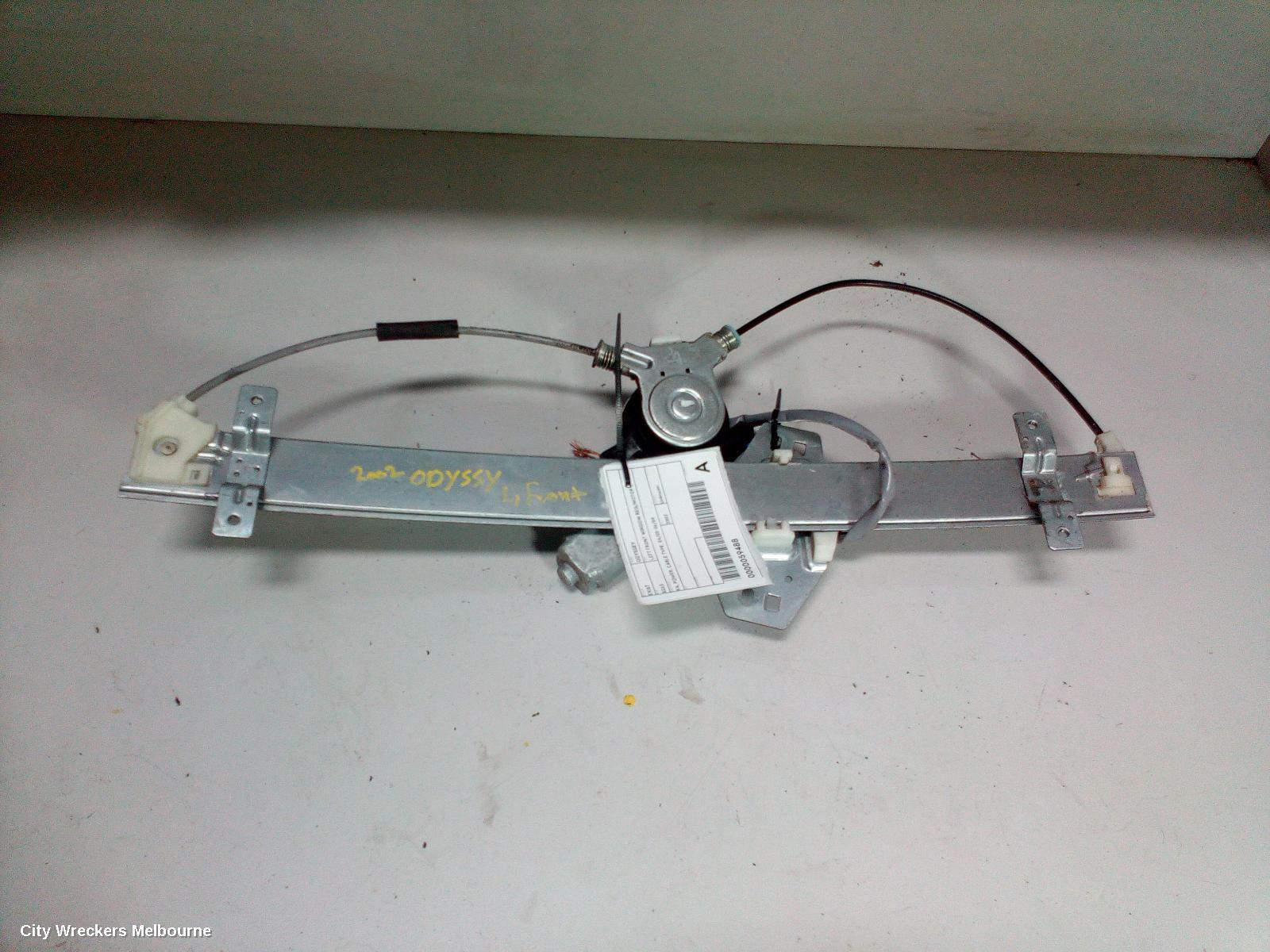 HONDA ODYSSEY 2002 Left Front Window Reg/Motor