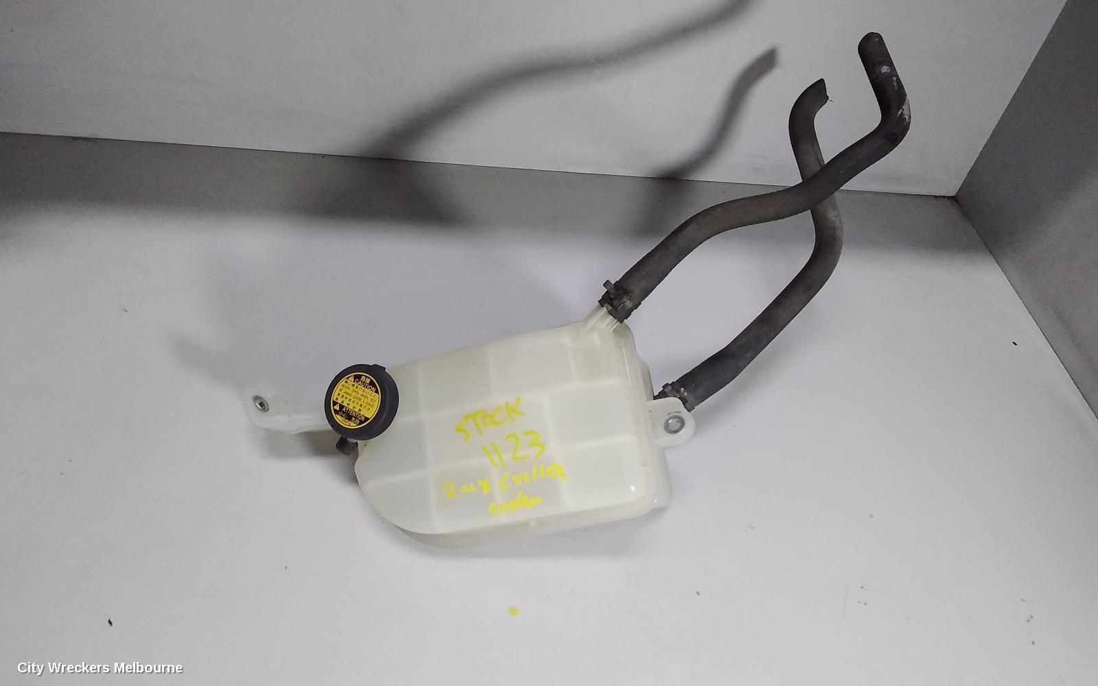 TOYOTA COROLLA 2008 Overflow Bottle