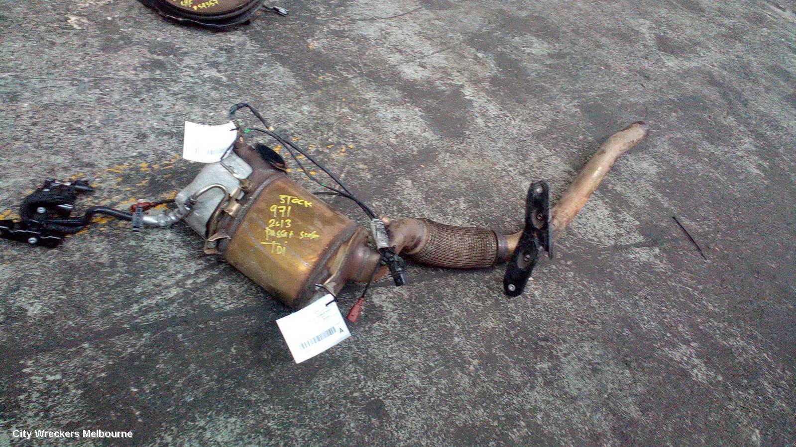 VOLKSWAGEN PASSAT 2013 Particulate Filter/Dpf