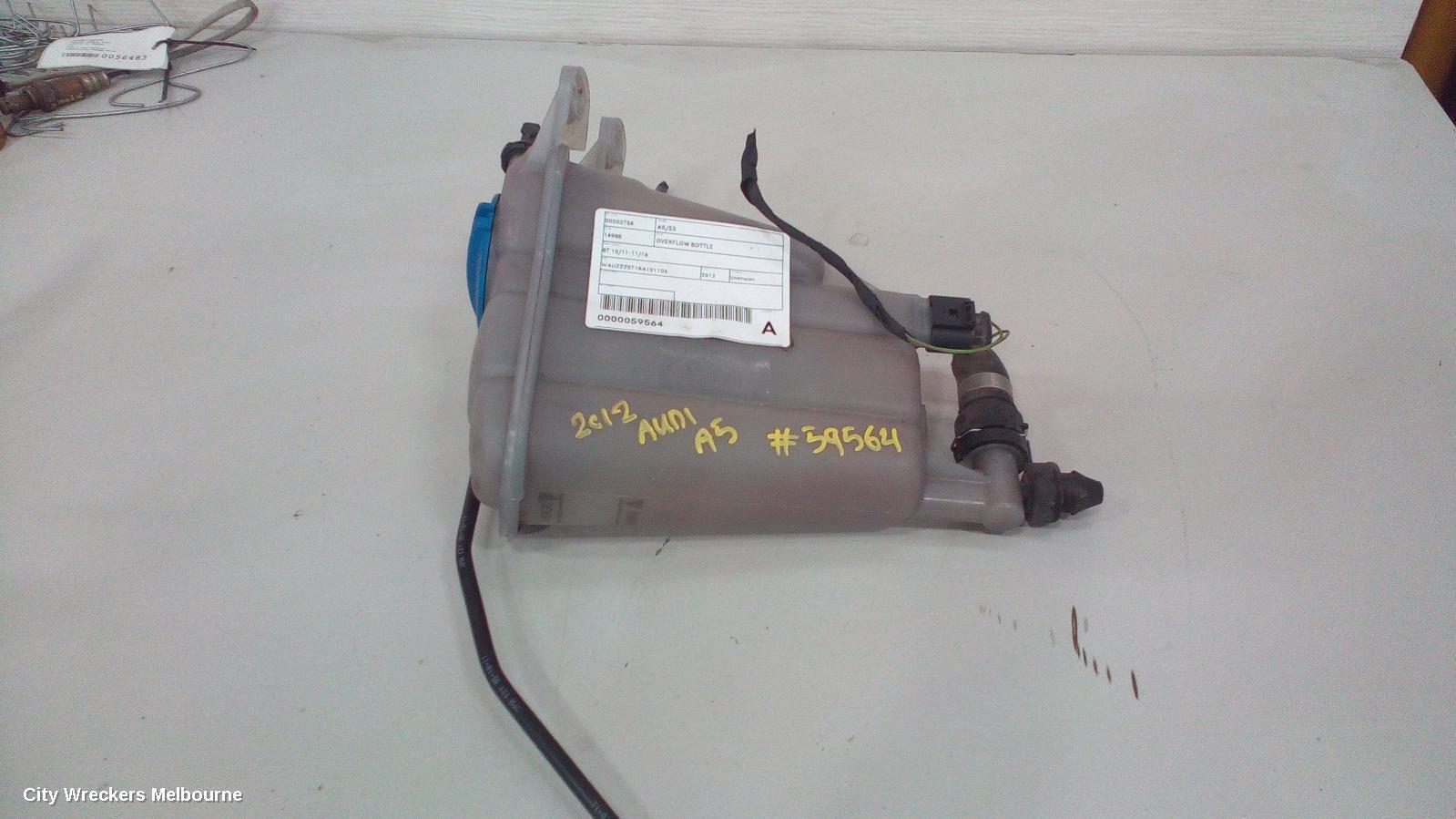 AUDI A5 2012 Overflow Bottle