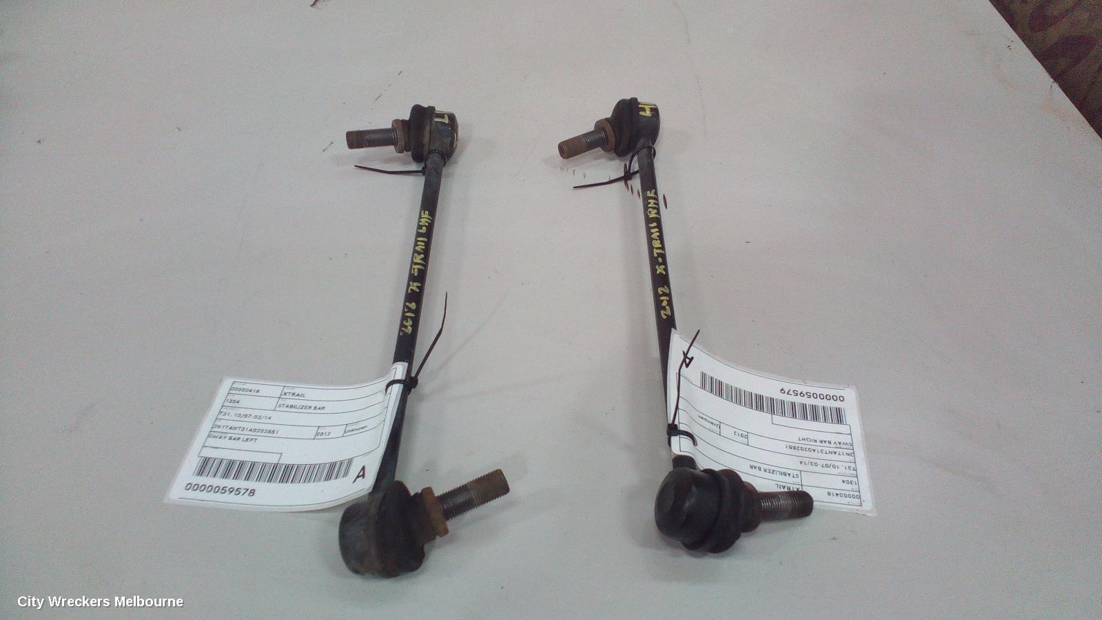 NISSAN XTRAIL 2012 Stabiliser Bar