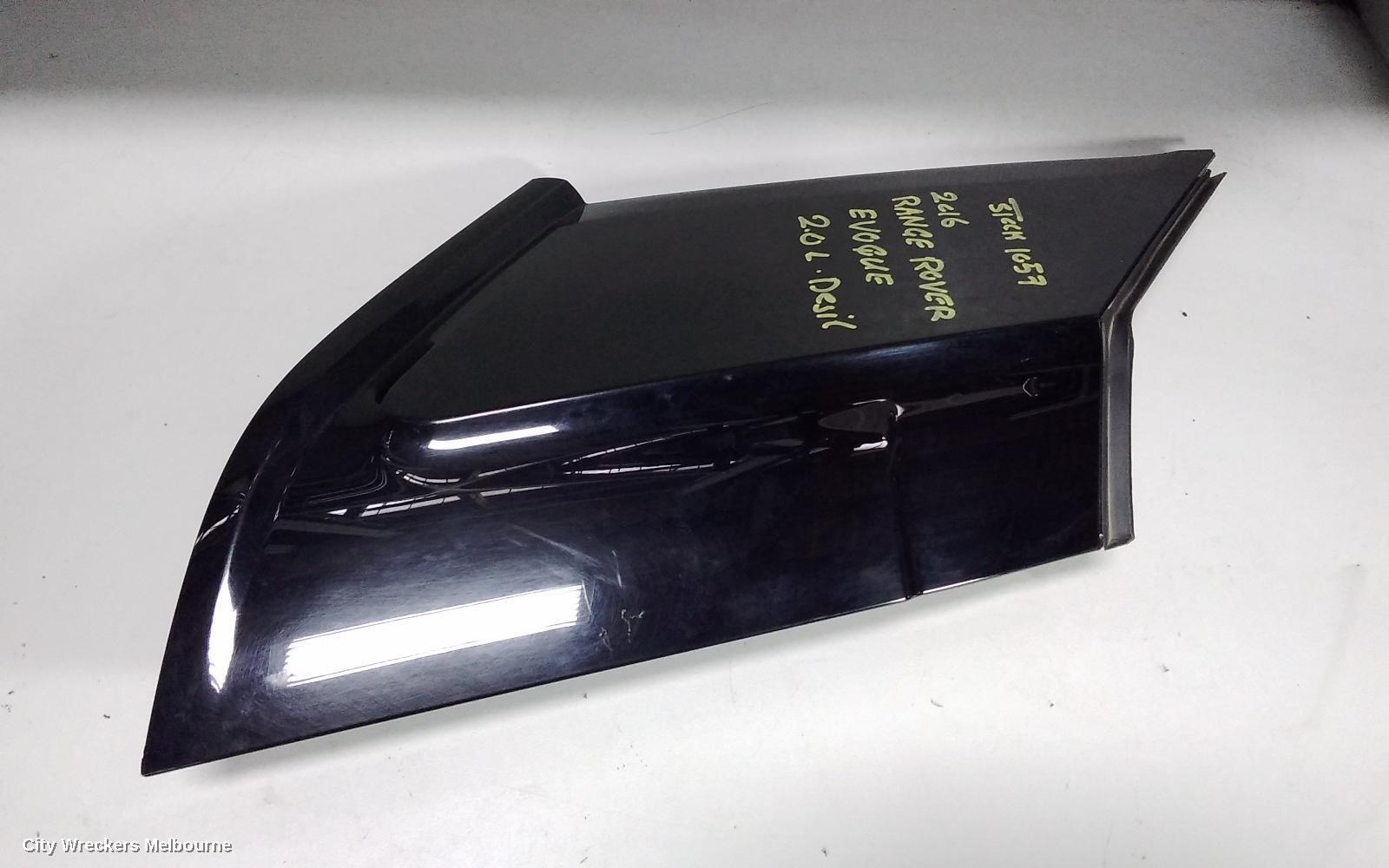 LAND ROVER RANGEROVER EVOQUE 2016 Left Rear Side Glass