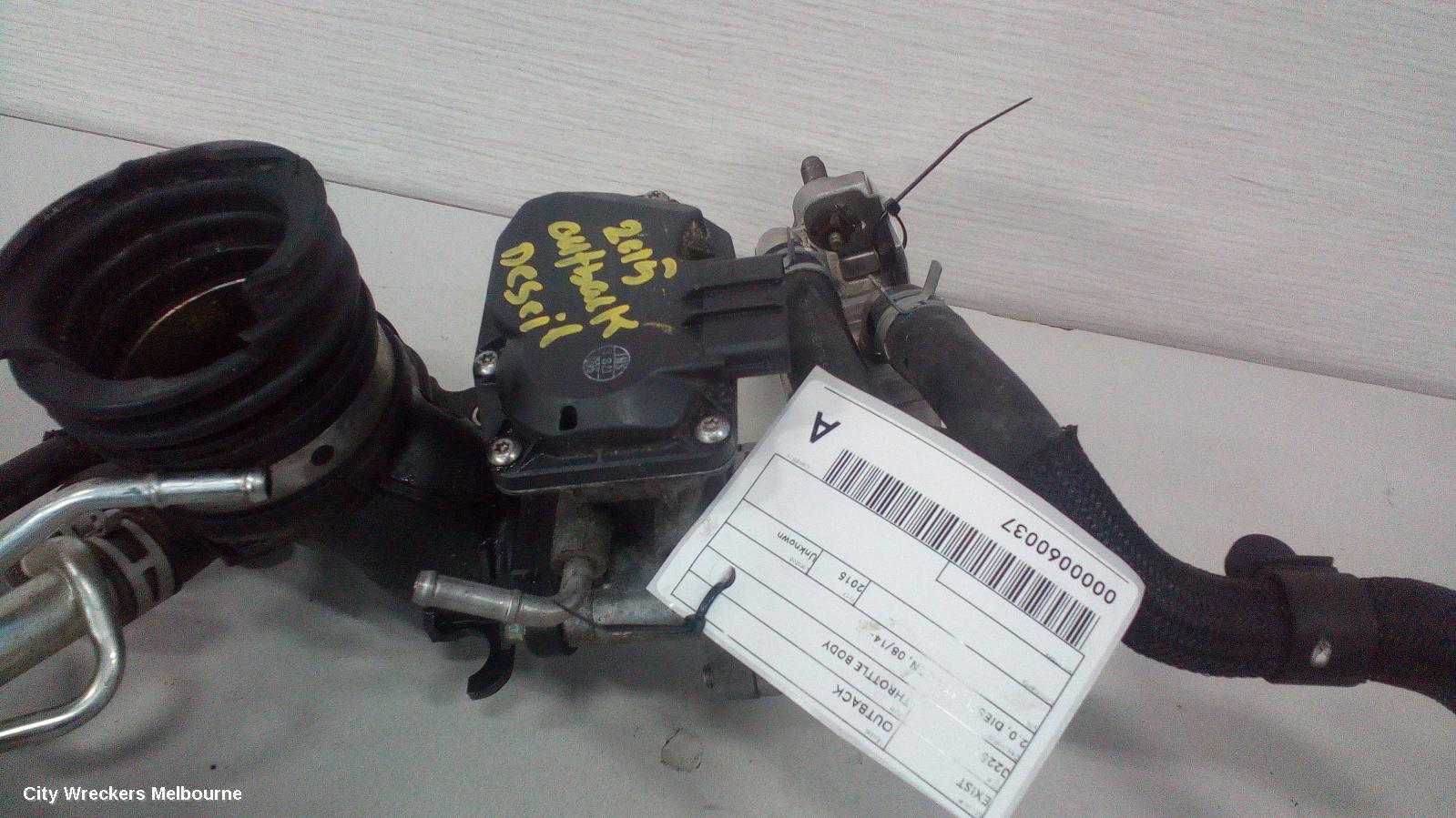 SUBARU OUTBACK 2015 Throttle Body