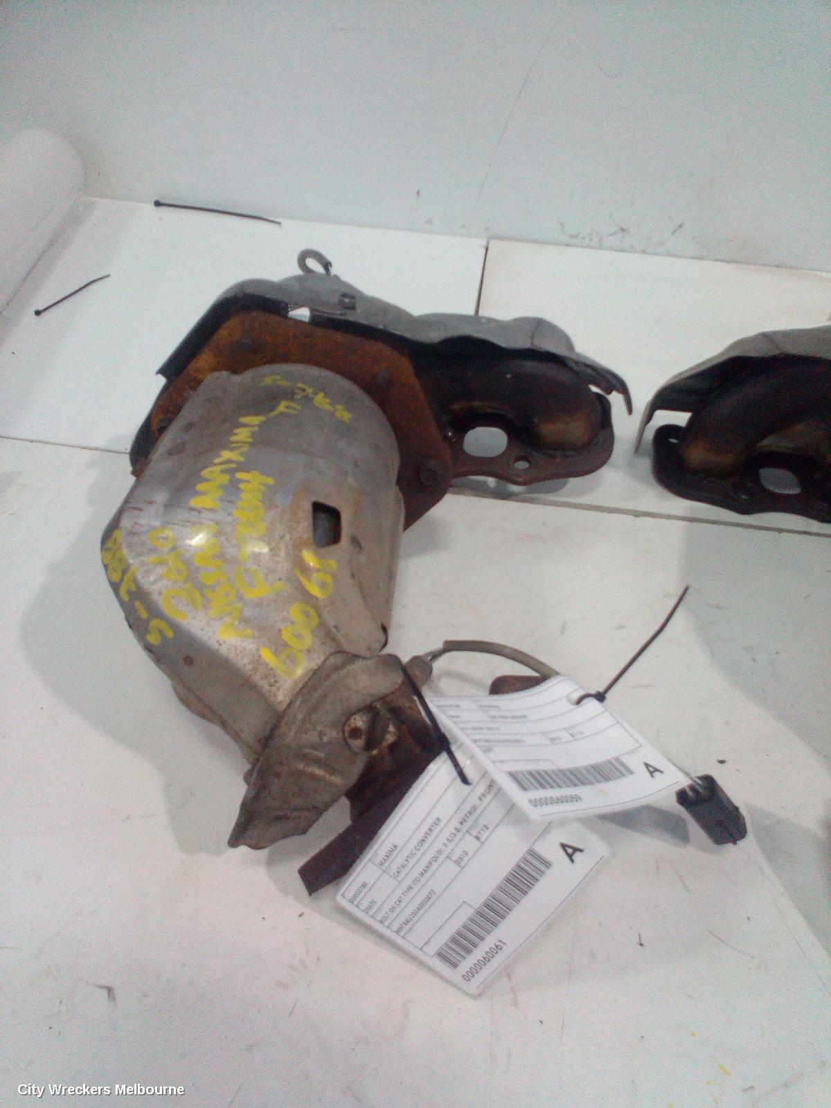 NISSAN MAXIMA 2010 Catalytic Converter