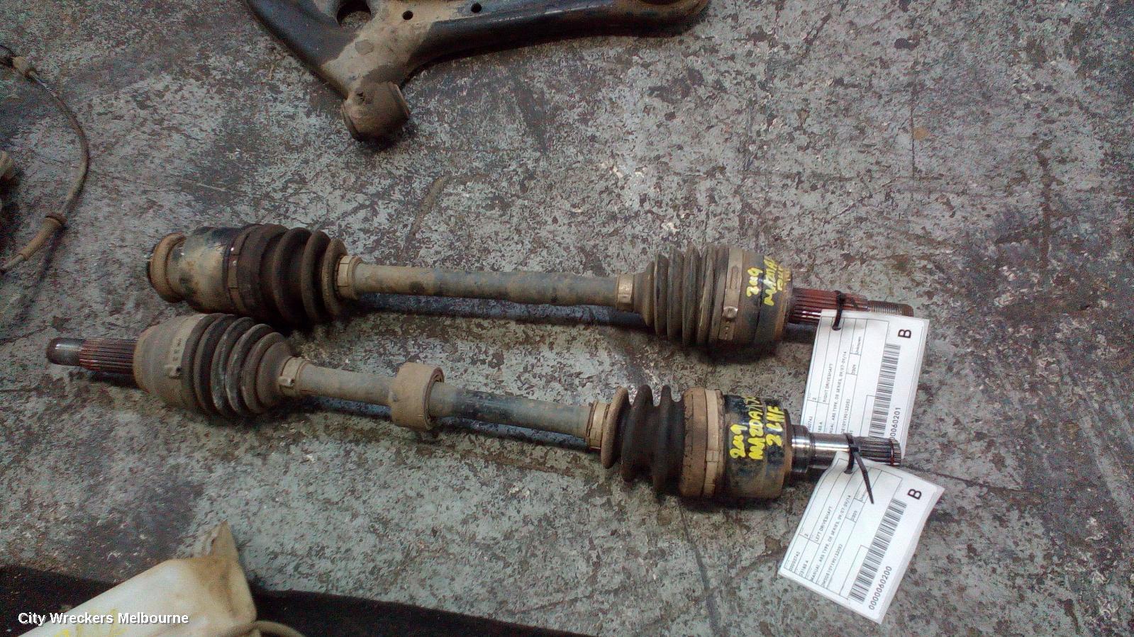 MAZDA 2 2009 Left Driveshaft