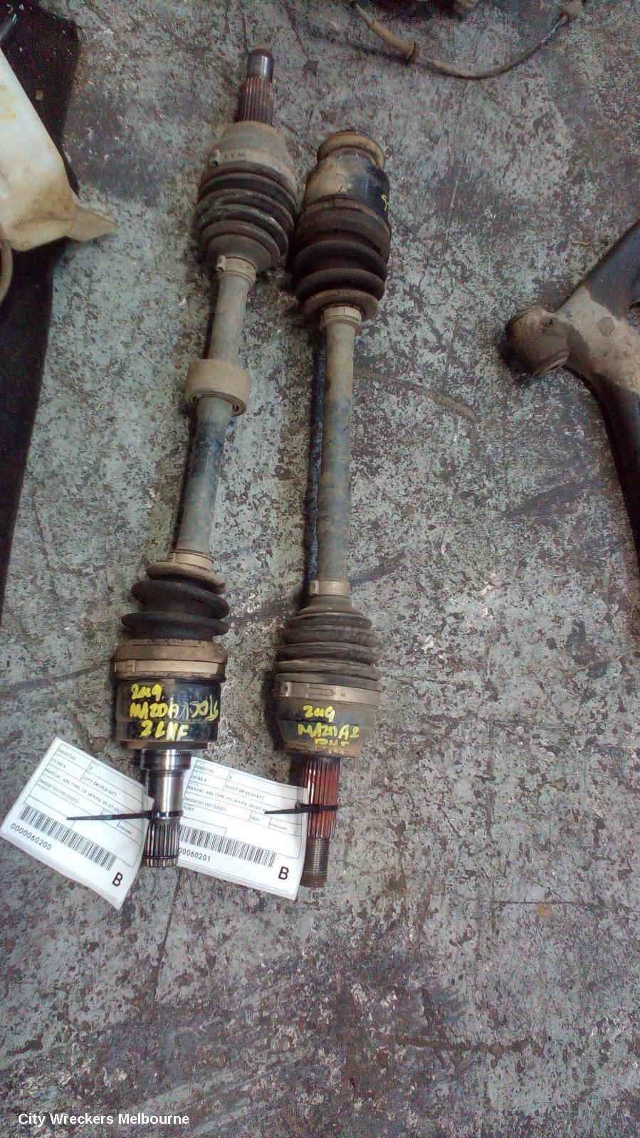 MAZDA 2 2009 Right Driveshaft
