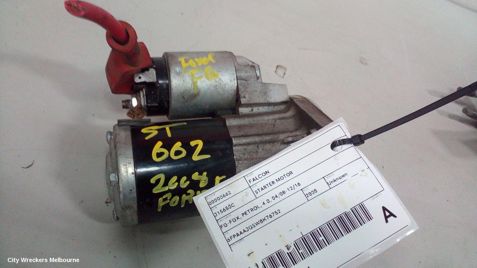 FORD FALCON 2008 Starter