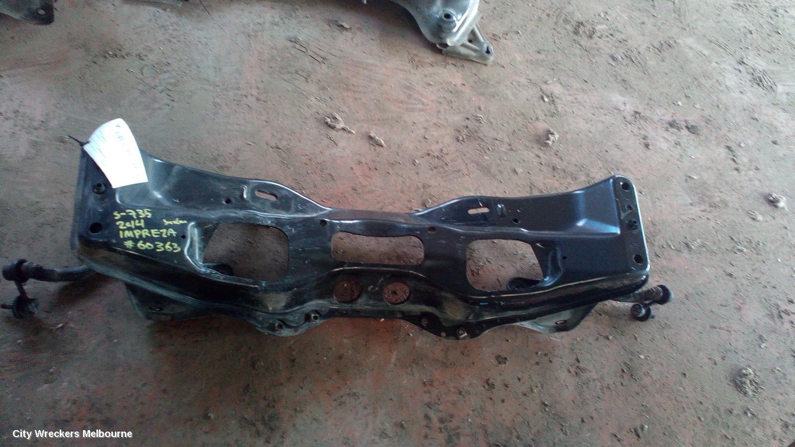 SUBARU IMPREZA 2014 Frt Xmember/Cradle