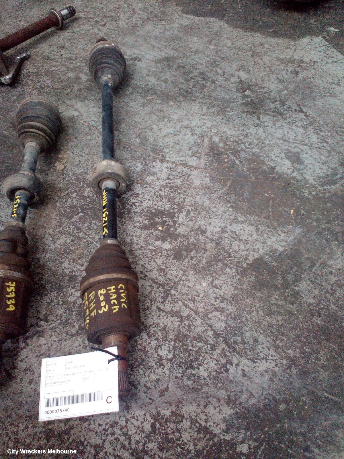 HONDA CIVIC 2003 Right Driveshaft