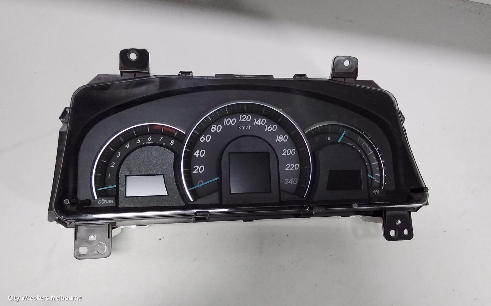 TOYOTA AURION 2012 Instrument Cluster