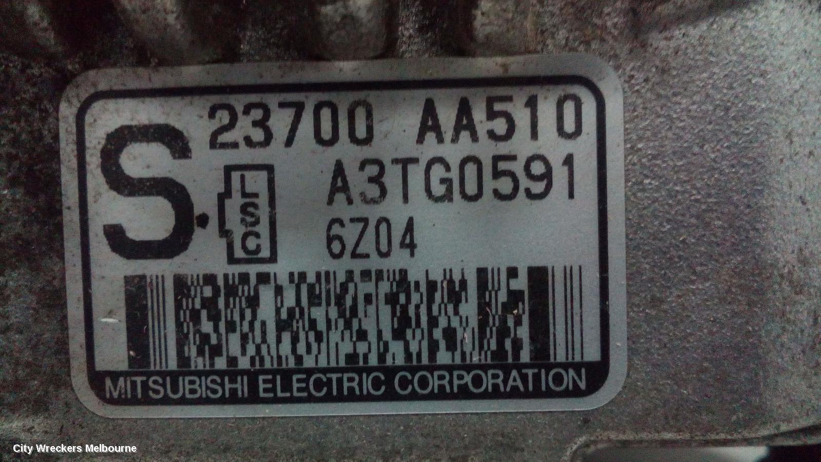 SUBARU TRIBECA 2007 Alternator
