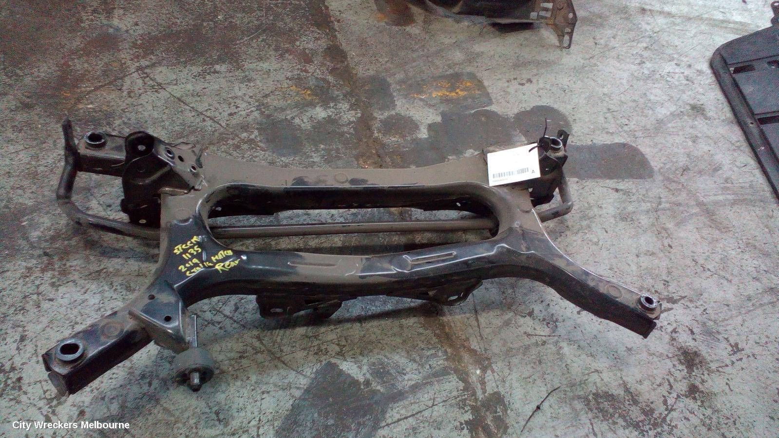 TOYOTA COROLLA 2019 Rear Axle Beam (Fwd)