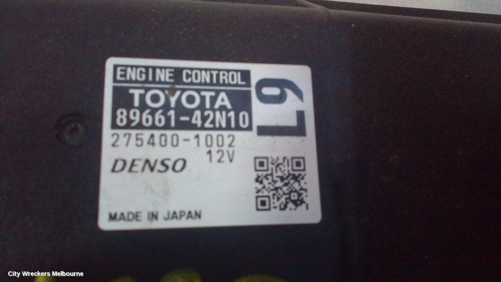 TOYOTA COROLLA 2013 Ecu