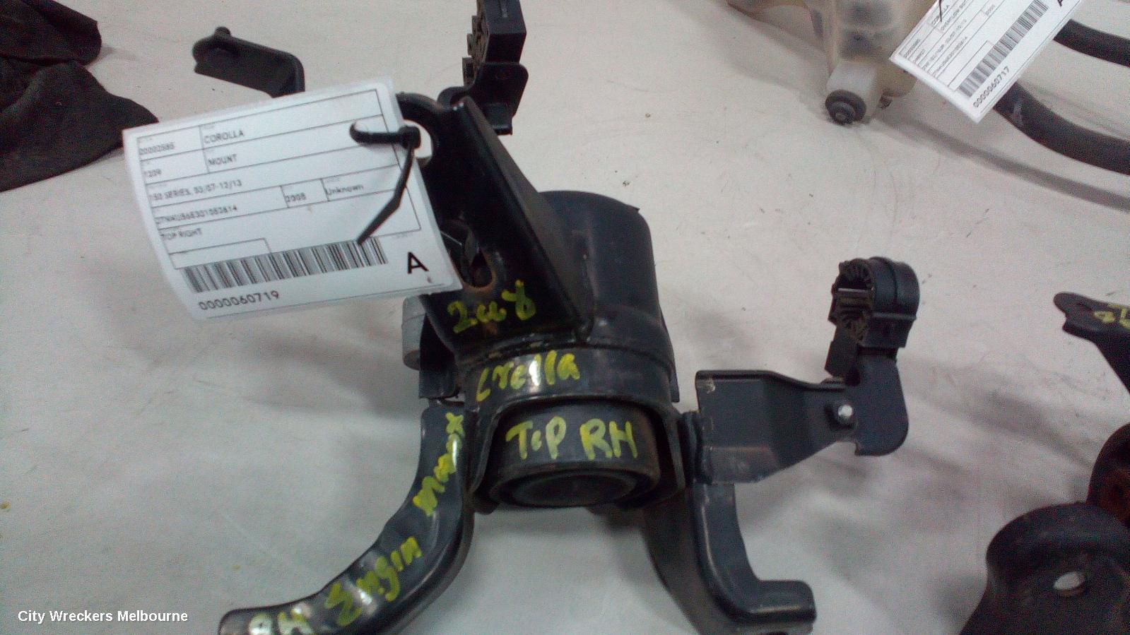 TOYOTA COROLLA 2008 Mount