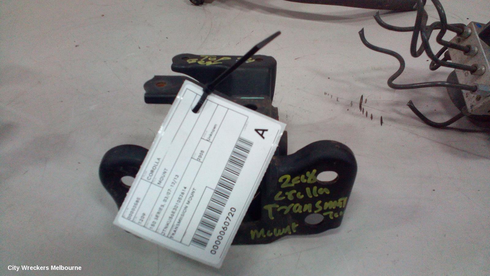 TOYOTA COROLLA 2008 Mount