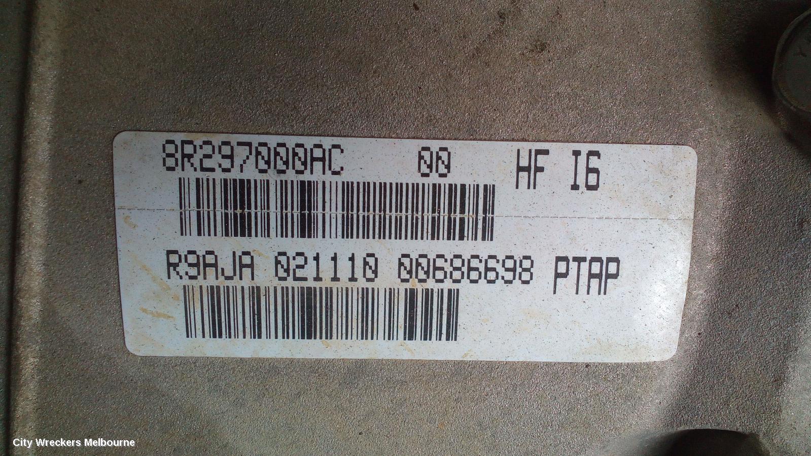 FORD TERRITORY 2011 Trans/Gearbox