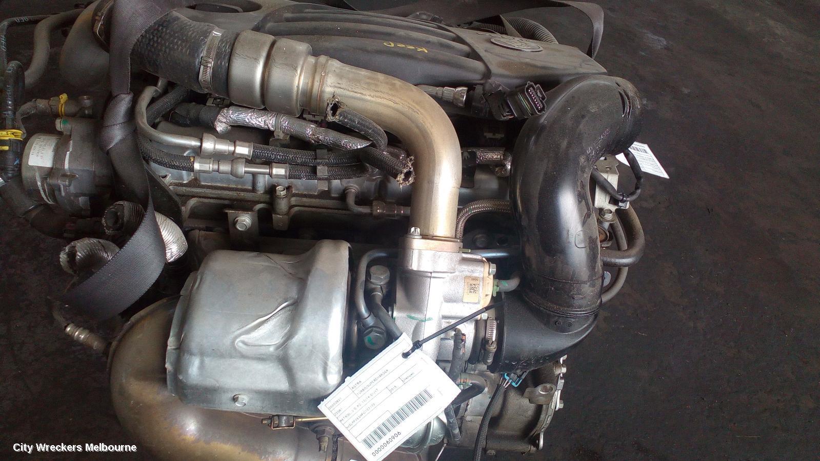 HOLDEN ASTRA 2015 Turbo Supercharger