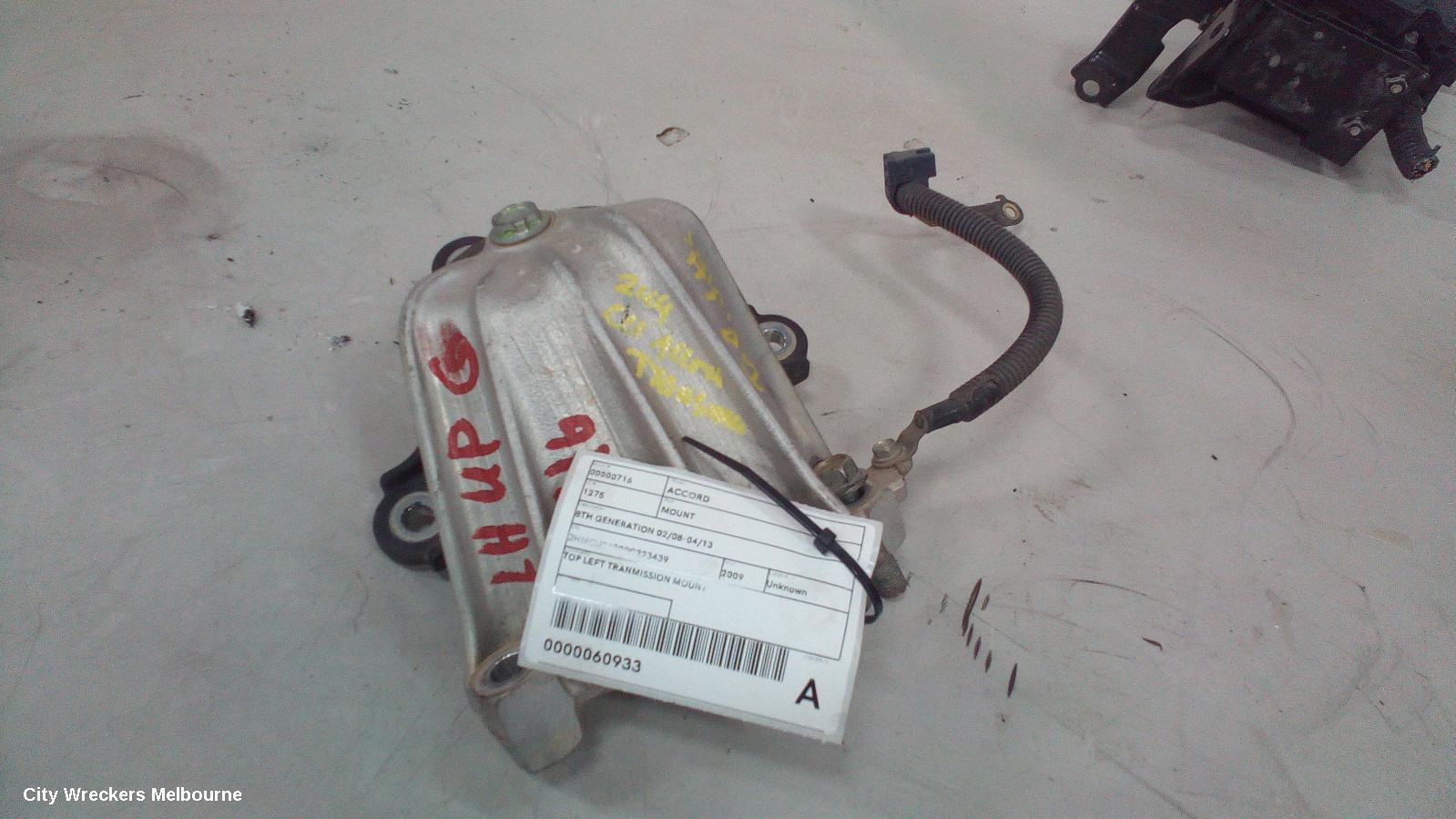 HONDA ACCORD 2009 Mount